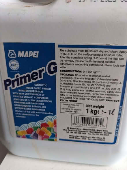 Photo of free Mapei primer (Frenchwood PR1) #1