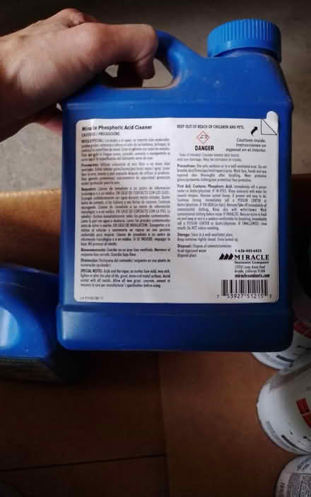 Photo of free Phosphoric+Heavy-duty acid cleaner (Between West Linn and Tualatin) #2