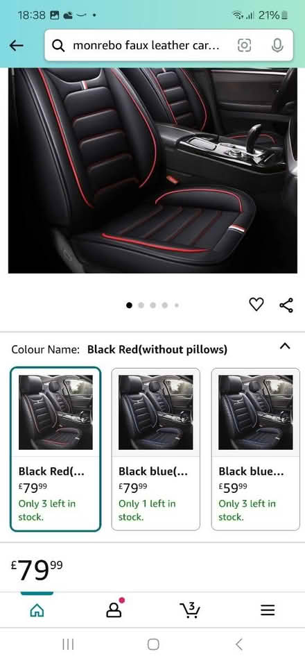 Photo of free Monrebo faux leather carseat cover (NW4) #3