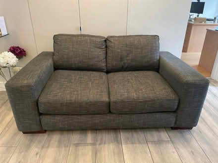 Photo of free 2-seater sofa, armchair & ottoman (Elstree WD6) #1