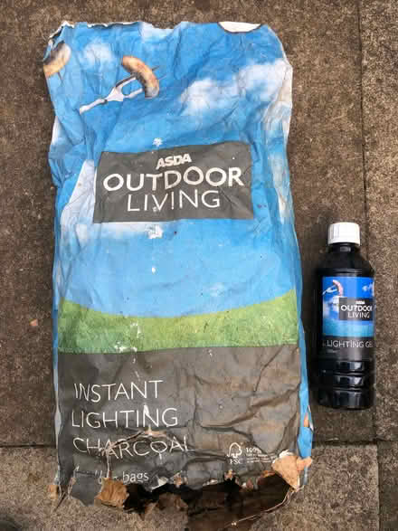Photo of free Bag Charcoal and bottle of Lighting gel (Kingsthorpe) #1