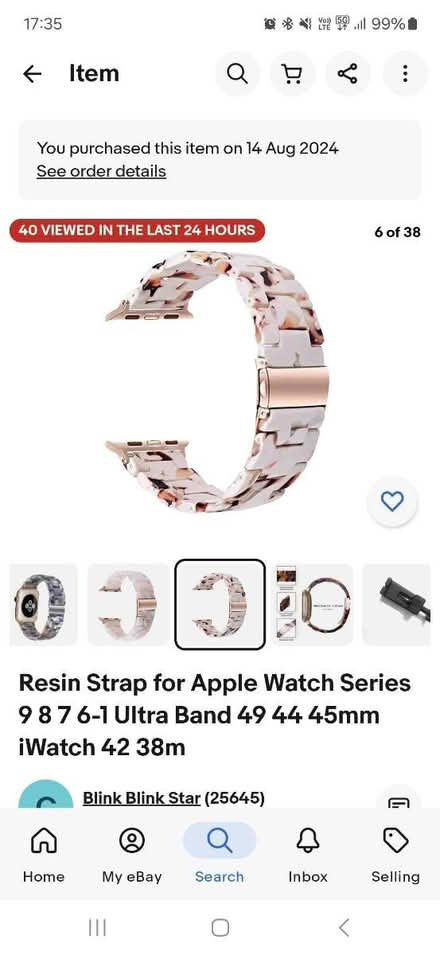 Photo of free Watch strap -apple iwatch 38/40/41 (BS13) #2