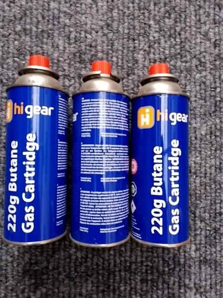 Photo of free 3 X Butane cartridge (Malvern Link WR14) #1