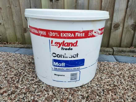 Photo of free Leftover Leyland Magnolia Paint (North Baddesley) #1