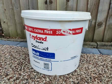 Photo of free Leftover Leyland Magnolia Paint (North Baddesley) #3