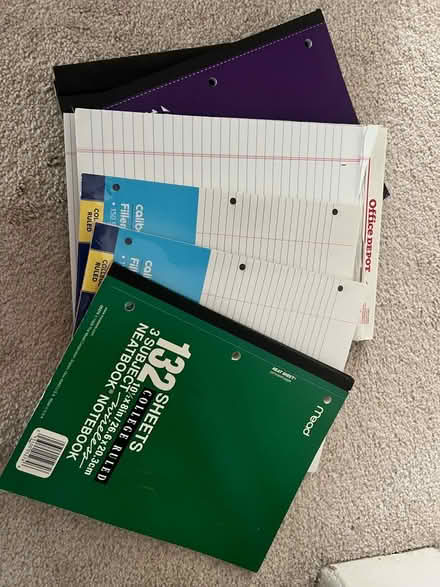 Photo of free Lined writing paper (Sherman Oaks Ca) #1