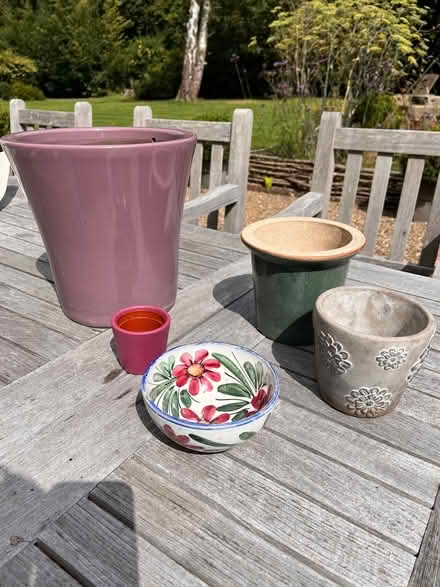 Photo of free 5 Plant pots- various sizes (Hales Bridge RH5) #1