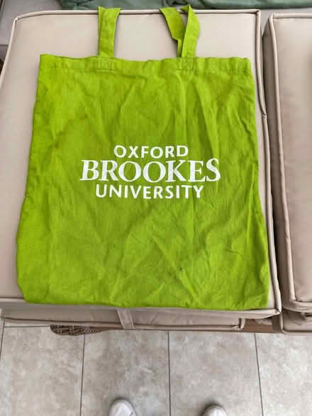 Photo of free Green cotton tote bag (Milton PO3) #1