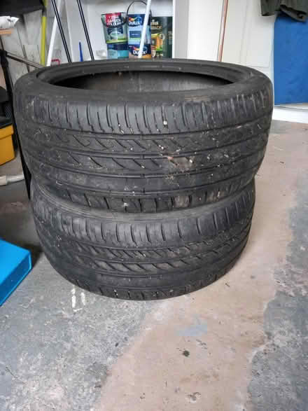 Photo of free 2 car tyres (Lichfield) #1