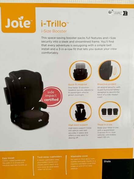 Photo of free Joie i-TrilloTM i-Size Booster Car Seat (Tunbridge Wells S. TN2) #2