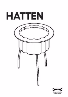 Photo of IKEA Hatten Table (Heeley S8) #1