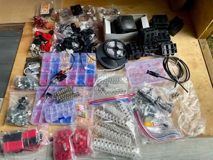 Photo of free Box of 12v electrical components (RG9 Henley) #1