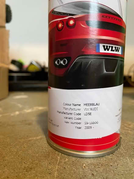 Photo of free Blue spray paint for VW/Audi (Aigburth, L17) #2