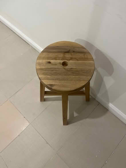 Photo of free Wooden stool (Metropolitan - Lorimer Station) #2