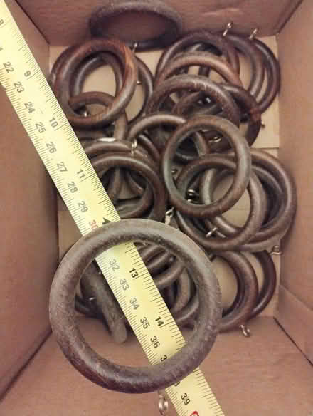 Photo of free Curtain pole rings (Petersfield) #1