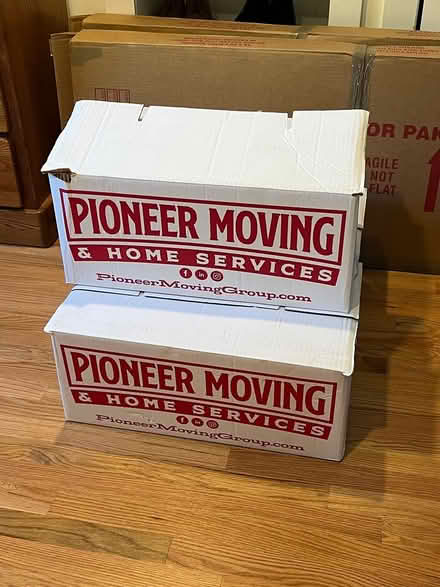 Photo of free Moving boxes, book bin size (West Roxbury) #1