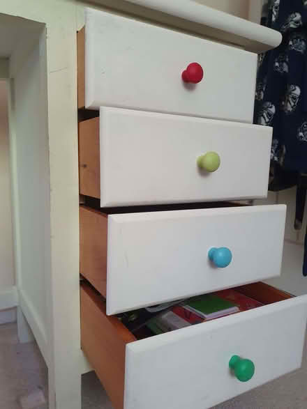 Photo of free Child's desk wooden white (Croham CR2) #3