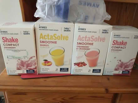 Photo of free Aymes box of Shake / ActaSolve instant smoothies (Wolverton MK12) #1