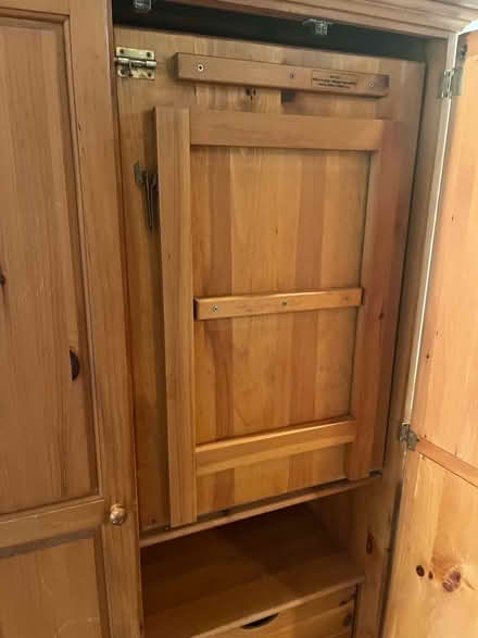 Photo of free Wooden cabinet with fold out desk (Essex Road Tinton Falls) #3