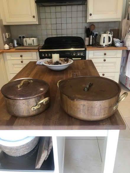 Photo of free Copper saucepans (Rathfarnham) #1