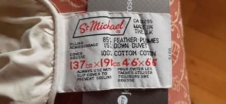 Photo of free Single duvet (Biddenham MK40) #2