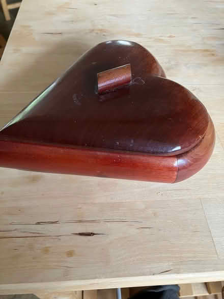 Photo of free Heart shaped wooden box (Swindon SN25) #1