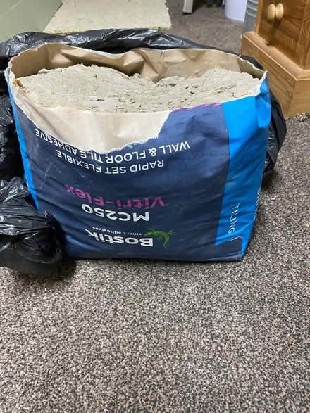Photo of free Half a bag of tile adhesive (Lightwater GU18) #1