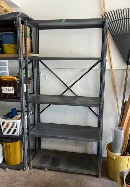 Photo of free Steel shelving unit (Wonderland Hill, Boulder) #1