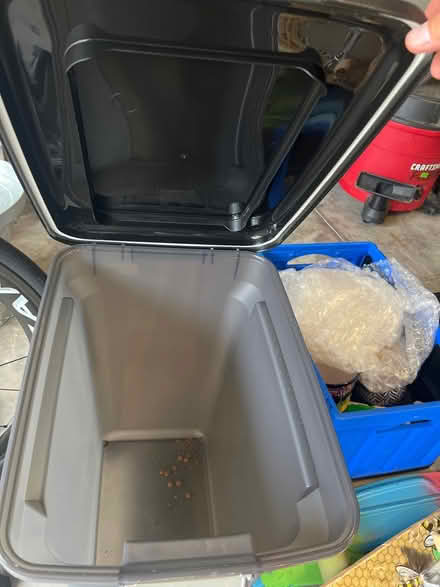 Photo of free Dog food storage bin with lid (Riverview) #3