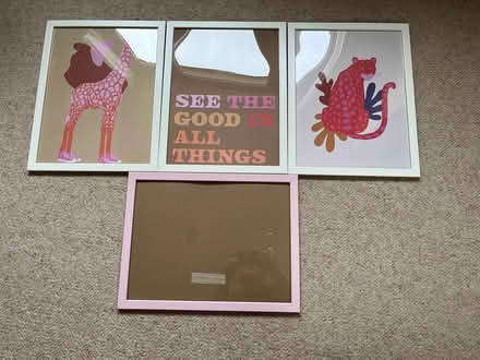 Photo of free 4x ikea fiskbo picture frames (Lenton NG7) #1