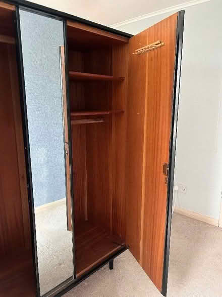 Photo of free 1960’s double wardrobe by Stag (Glenleigh Park TN39) #3