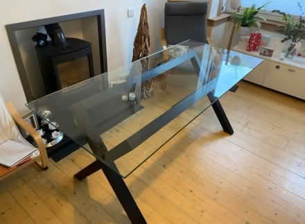 Photo of free Habit Dublin Glass Dining Table (G76) #2