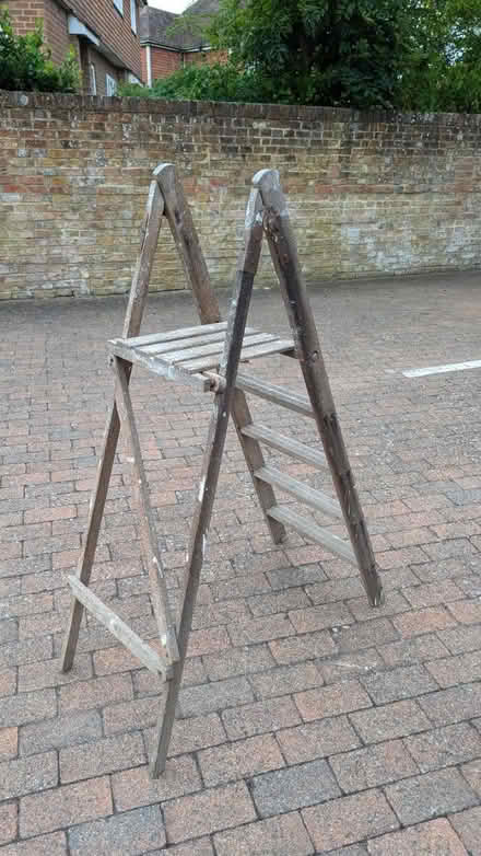 Photo of free Wooden Step Ladder (Bexhill TN40) #2