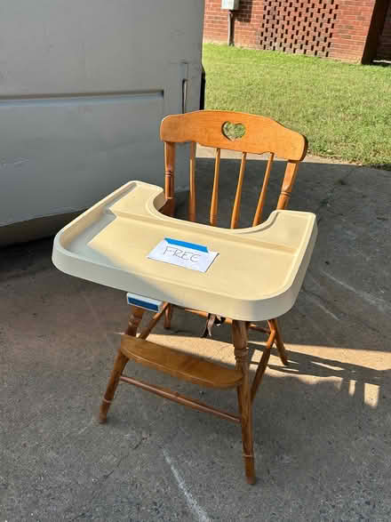 Photo of free Old high chair (Gastonia) #1