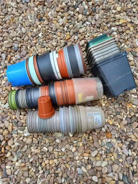Photo of free Lots of plastic pots (Claybrooke Parva LE17) #1
