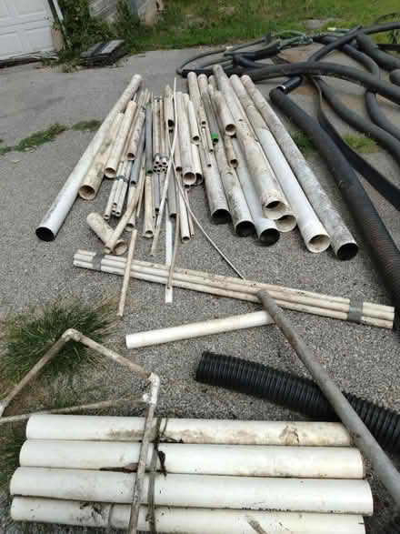 Photo of free French drain/PVC/plasticedging (50th terr & Nieman Shawnee ks) #3