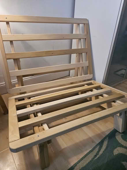 Photo of free KD twin sized futon frame (W. 77th Street/Col. & Amst.) #4