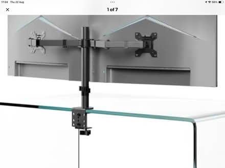 Photo of Double computer monitor stand (Lobley Hill) #1