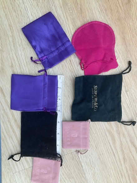 Photo of free Crafting or jewellry bags, small satin, velvet 6+ (Hassocks BN6) #1