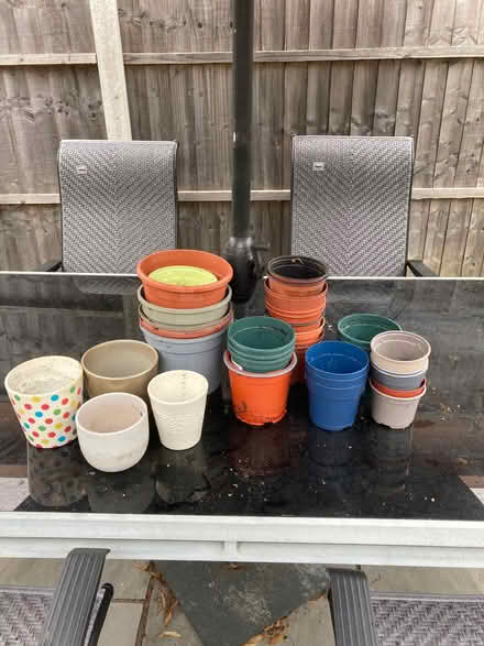 Photo of free Flower pots (Fields End HP1) #1