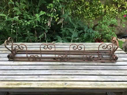 Photo of free Large Rusty Metal Wall Plant Holdr (Torquay) #1