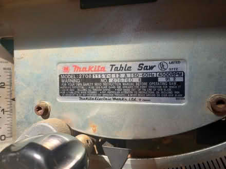 Photo of free Makita table saw with stand (Novato) #2