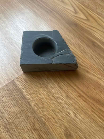 Photo of free Slate tea light candle holder (Gunthorpe) #1