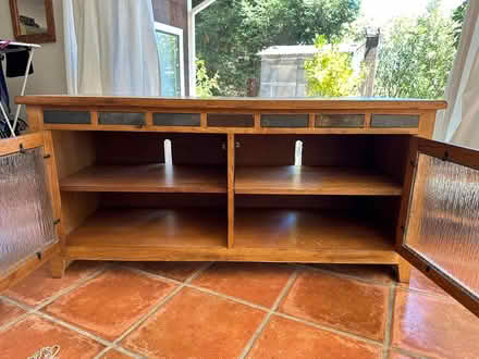 Photo of free Wooden TV Stand/Cabinet (Fairfax) #2