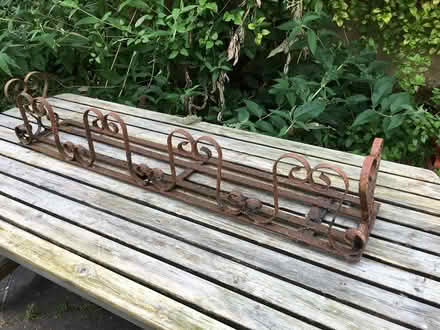 Photo of free Large Rusty Metal Wall Plant Holdr (Torquay) #2