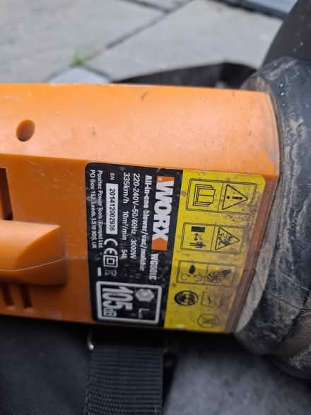 Photo of free Garden leaves blower/vacuum 3000W (Se9 4ae) #2