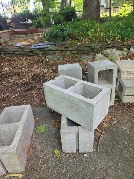 Photo of free 6 cinder blocks (Hyde Park near Milton) #1