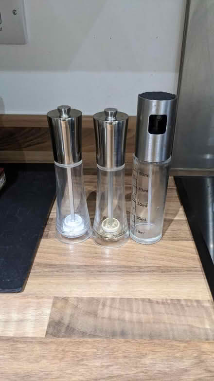 Photo of free Salt, pepper and oil containers (AL1 st Albans station) #1