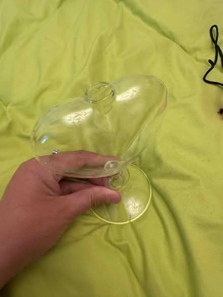 Photo of free Heart shape glass vase (Dawlish Devon) #2