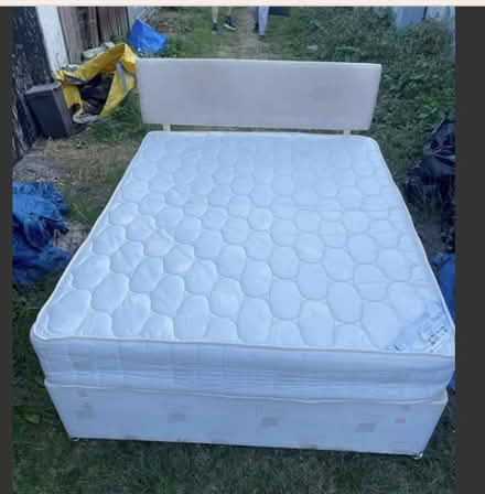 Photo of free Double bed and mattress (Sutton) #1